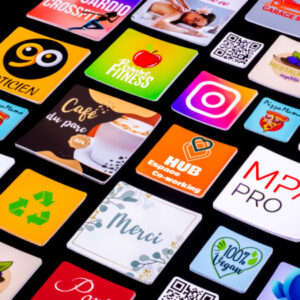 Round Edge Square / Rectangle Stickers