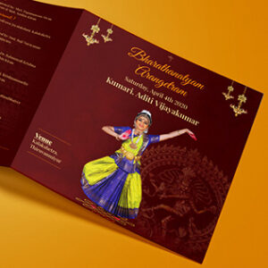 Arangetram - Invitation Card