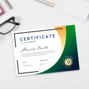 Mirror Coated - Certificate