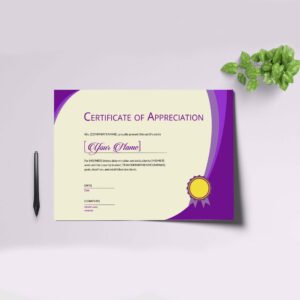 Texture Cream - Certificate