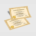 Gold - Certificate