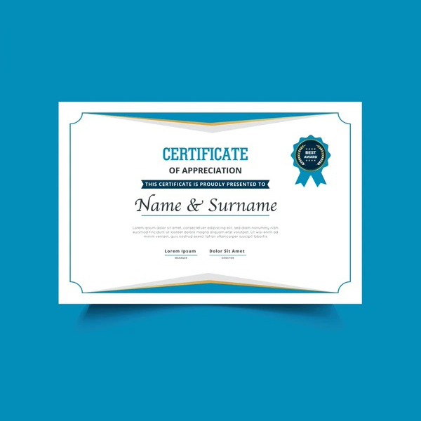 certificate-template-blue-silver-color-600nw-2461407013