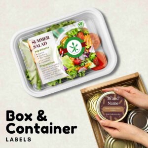 Food Box Labels