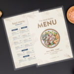 Menu Card - A4 Pouch Laminated